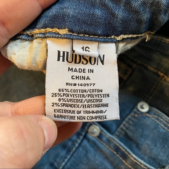Hudson Jeans Straight Leg‎ CPSIA Size 16 - Picture 7 of 14